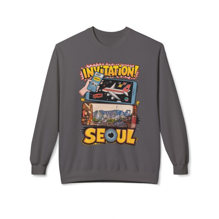 Invitation Seoul Unisex Midweight Softstyle Fleece Crewneck Sweatshirt - Image 33