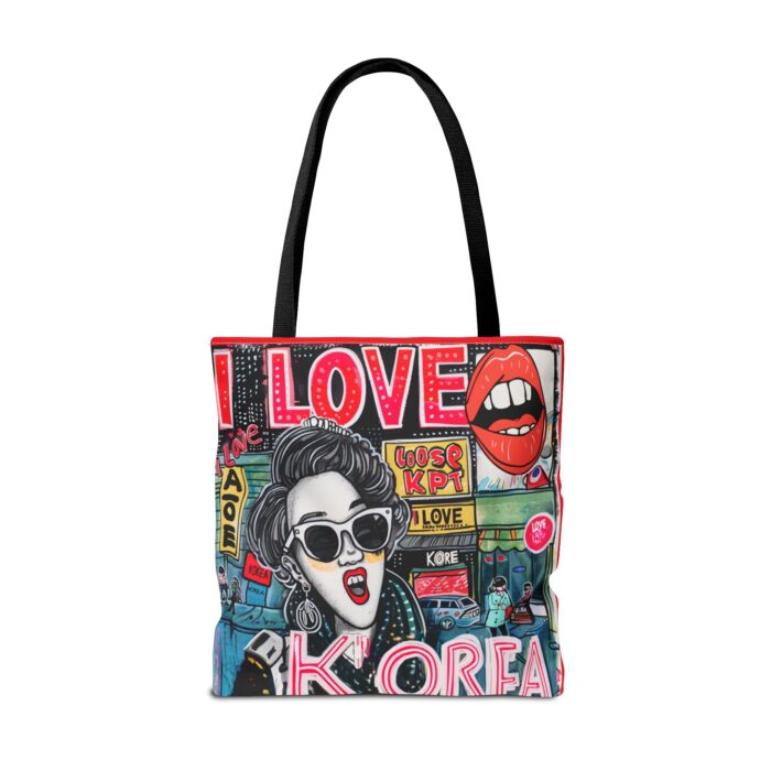 I love Korea Tote Bag (AOP) - Image 10