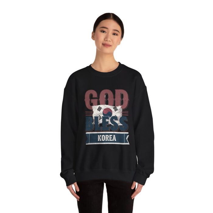 God bless Korea Unisex Heavy Blend™ Crewneck Sweatshirt - Image 12