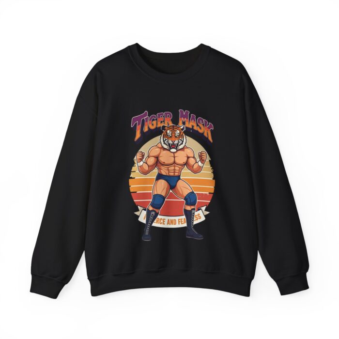 Tiger Mask Unisex Heavy Blend™ Crewneck Sweatshirt - Image 5