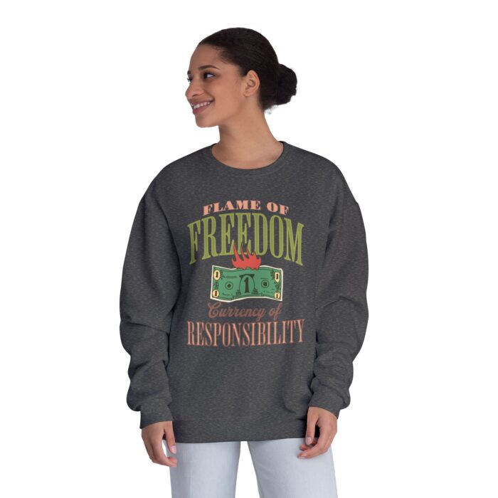 Currency of freedom Unisex NuBlend® Crewneck Sweatshirt - Image 8