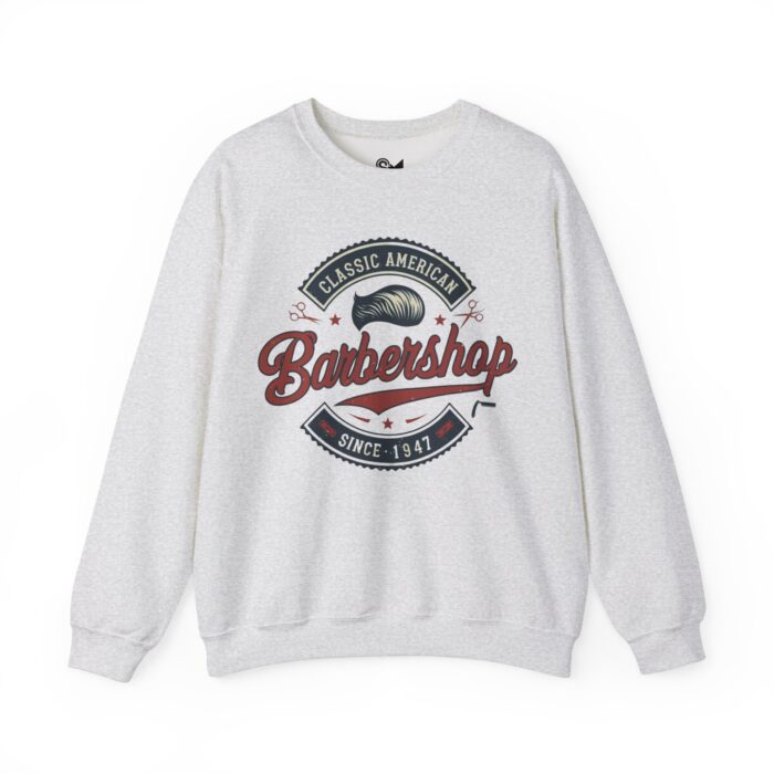 Classic American barbershop Unisex Heavy Blend™ Crewneck Sweatshirt - Image 5