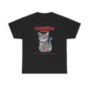 "meta_description": "Discover the Shadow Cat Tee: a comfy, stylish unisex top for cat lovers.",