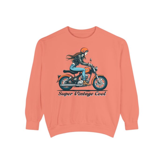 Super vintage cool Unisex Garment-Dyed Sweatshirt - Image 5