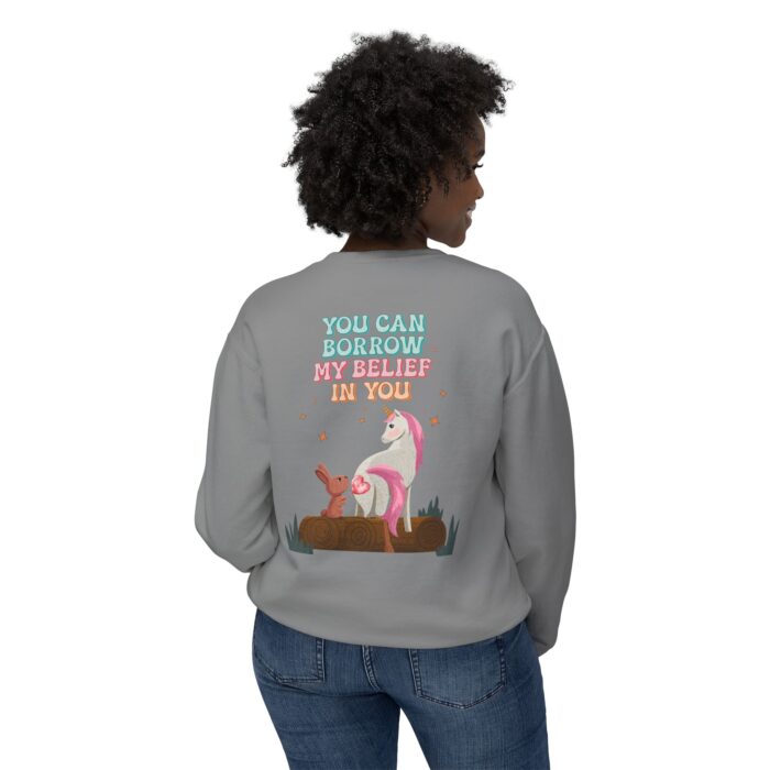 You can have my belief in you Unisex Lightweight Crewneck Sweatshirt - Image 16