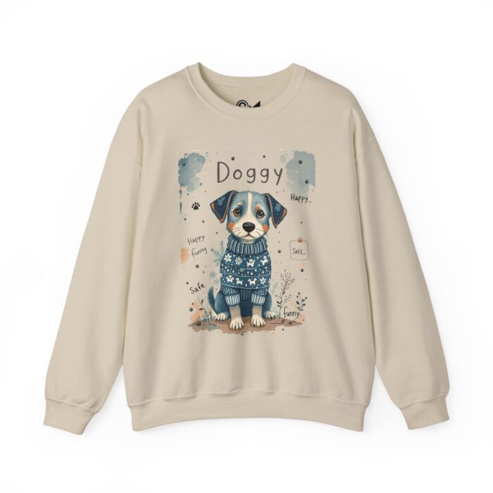 Doggy fun, safe Unisex Heavy Blend™ Crewneck Sweatshirt - Image 9