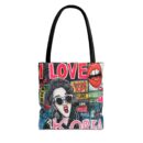 I love Korea Tote Bag (AOP)