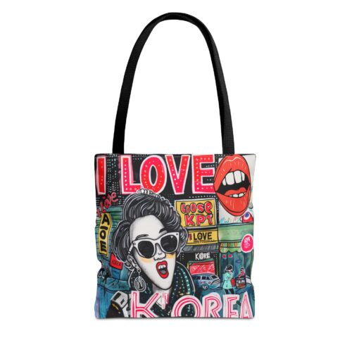 I love Korea Tote Bag (AOP)