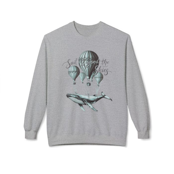 Sail Beyond the Skies Unisex Midweight Softstyle Fleece Crewneck Sweatshirt - Image 9