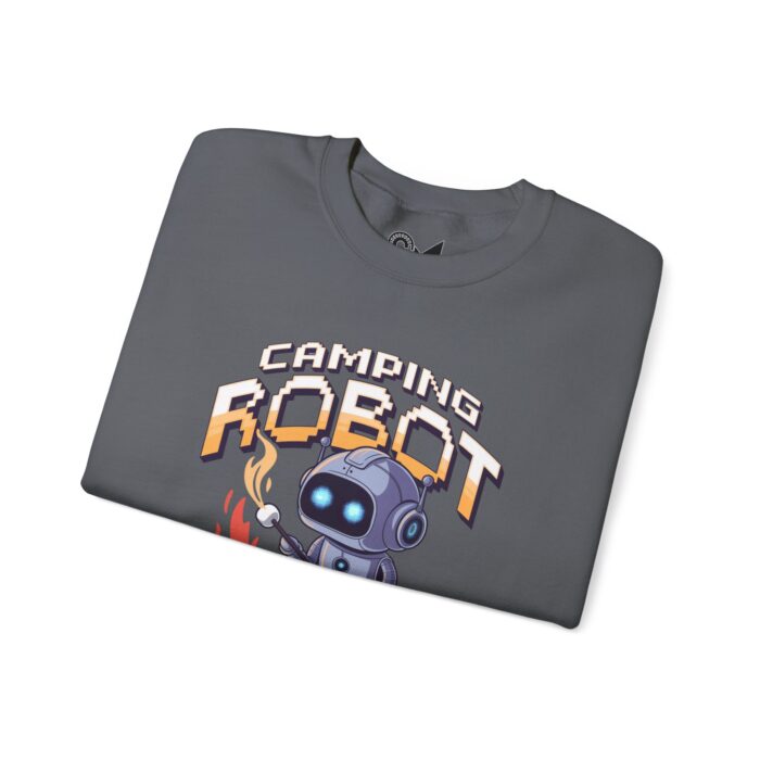 Camping robot Unisex Heavy Blend™ Crewneck Sweatshirt - Image 35