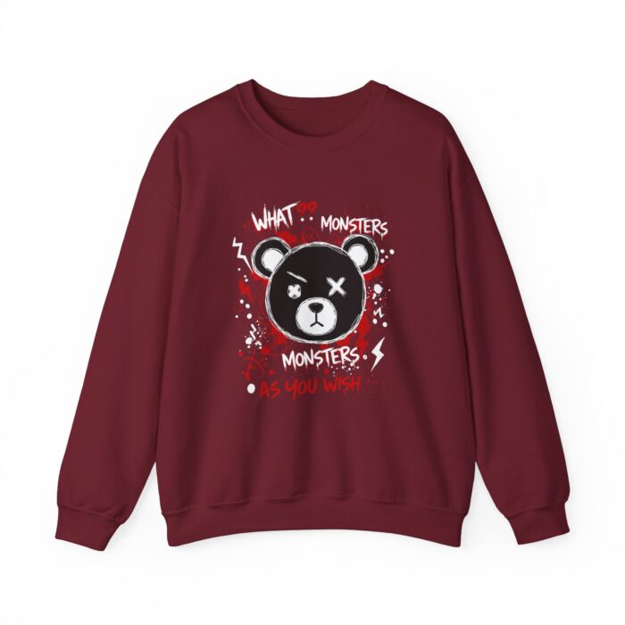 What! monsters as you wish Unisex Heavy Blend™ Crewneck Sweatshirt - Image 21