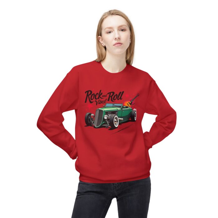 Rock & Roll Vibes Unisex Midweight Softstyle Fleece Crewneck Sweatshirt - Image 47