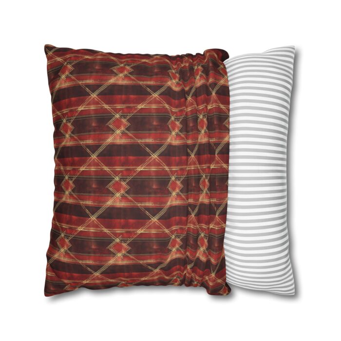 Sparkly red hues Faux Suede Square Pillowcase - Image 14