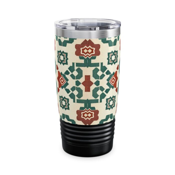 Traditional Korean Geometric Patterns Ringneck Tumbler, 20oz - Image 11