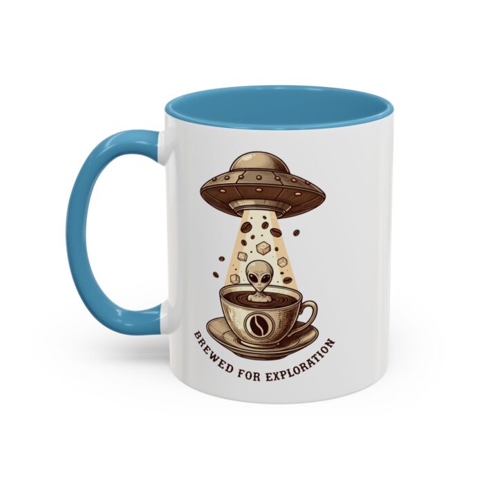 Brewed for exploration Accent Coffee Mug (11, 15oz) - Image 35