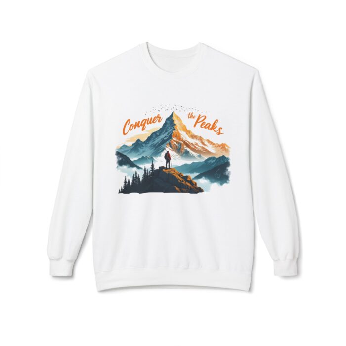 "meta_description": "Unisex fleece crewneck, comfy and durable with ring spun cotton. Perfect for cozy style.",