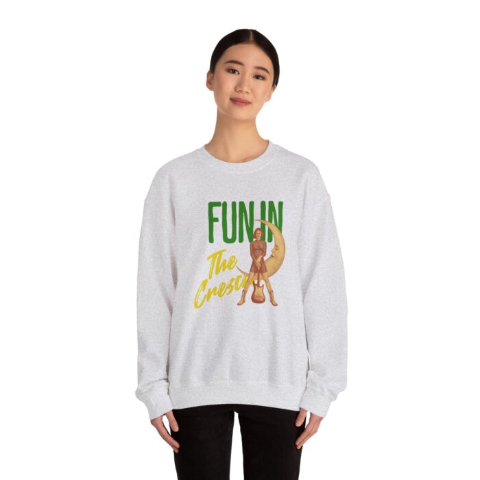 Fun in the crescent Unisex Heavy Blend™ Crewneck Sweatshirt - Image 8