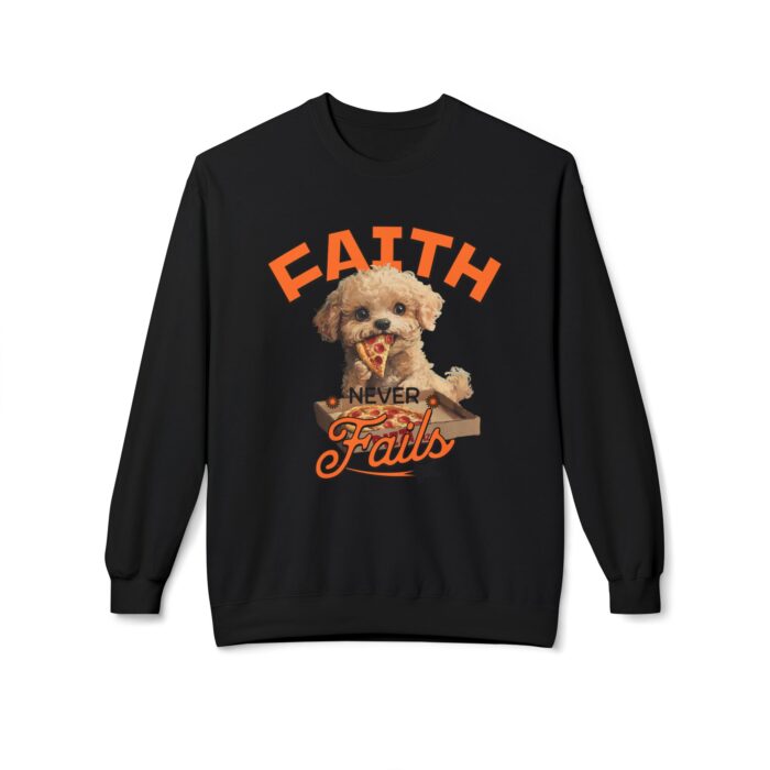Faith never fails Unisex Midweight Softstyle Fleece Crewneck Sweatshirt - Image 5