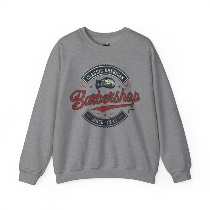 Classic American barbershop Unisex Heavy Blend™ Crewneck Sweatshirt - Image 17