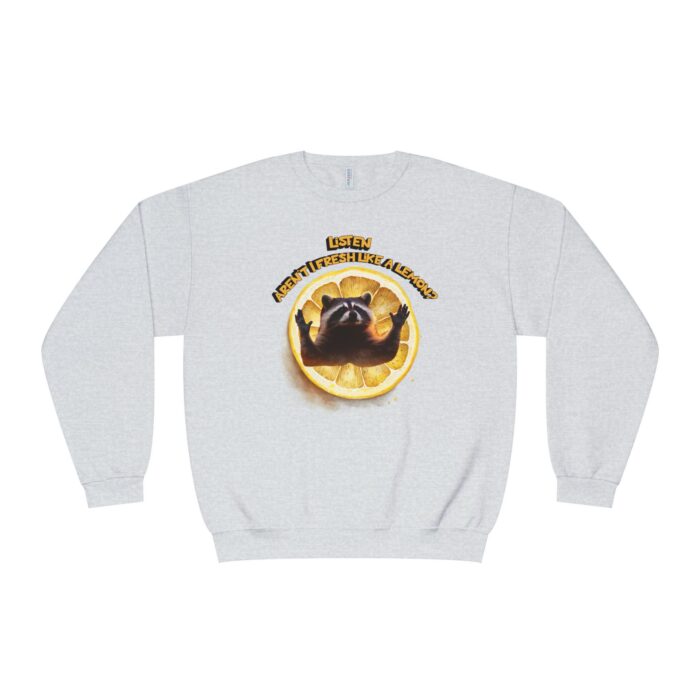 Lemonish racoon Unisex NuBlend® Crewneck Sweatshirt - Image 13