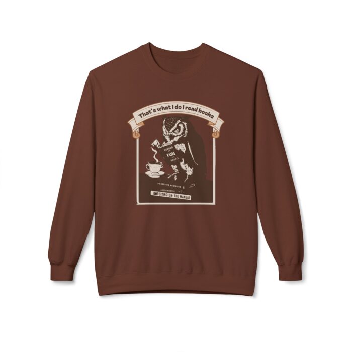 I read books Unisex Midweight Softstyle Fleece Crewneck Sweatshirt - Image 5