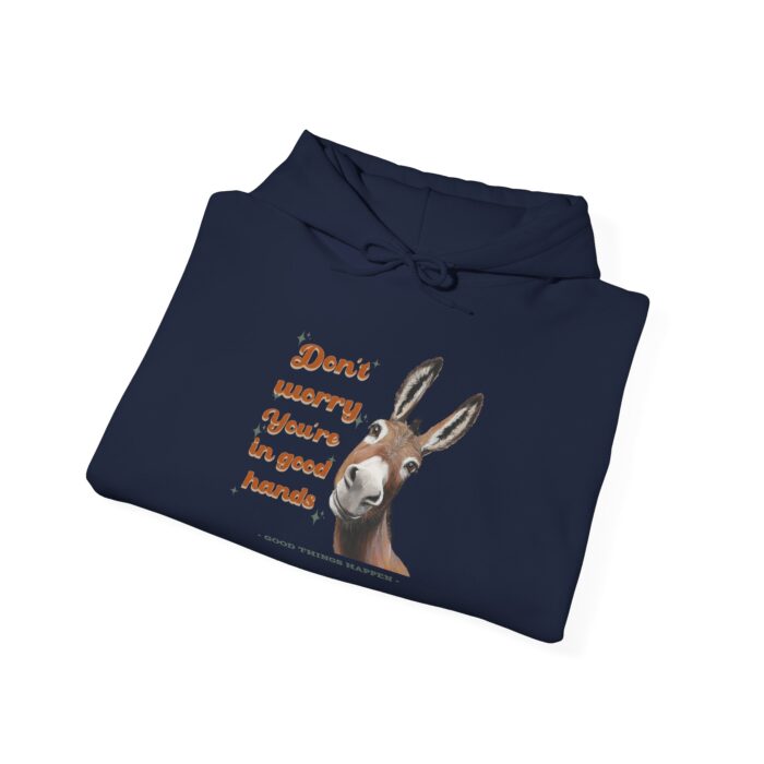 Don't worry you're in good hands Unisex Heavy Blend™ Hooded Sweatshirt - Image 36