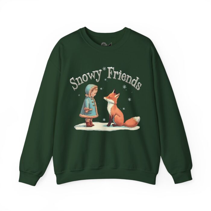 Snowy Friends Unisex Heavy Blend™ Crewneck Sweatshirt - Image 17