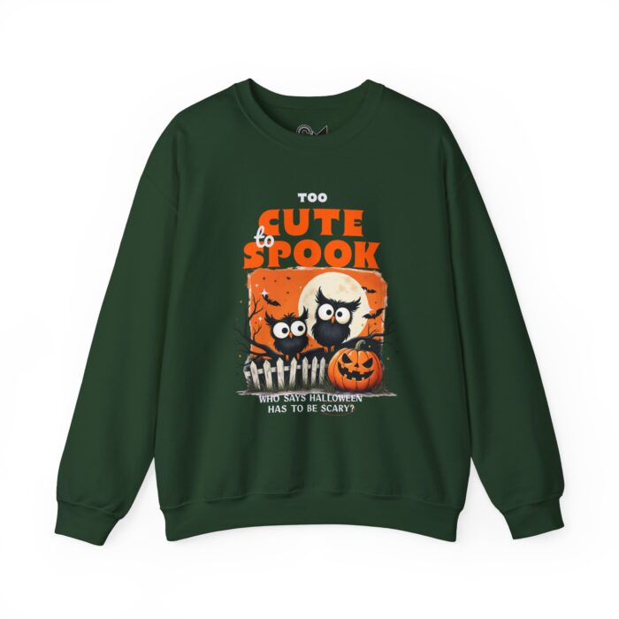 Too cute to spook Unisex Heavy Blend™ Crewneck Sweatshirt - Image 9