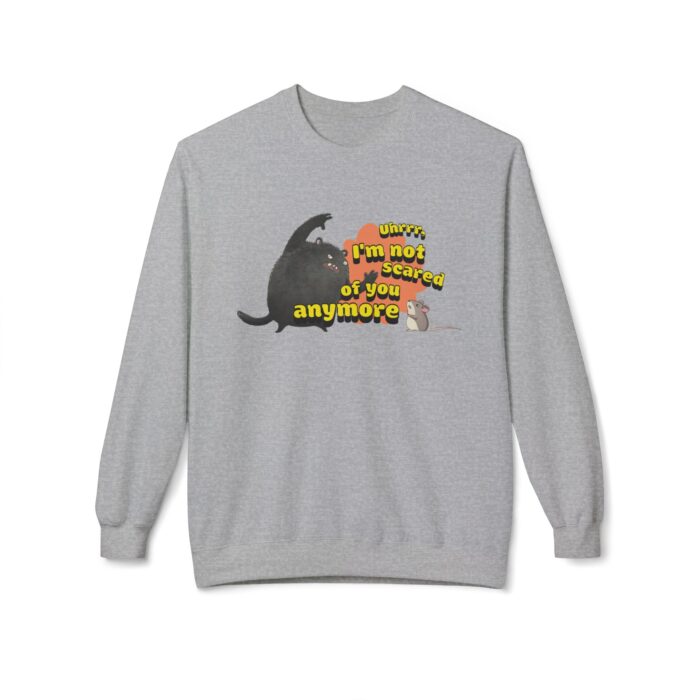 I'm not scared of you anymore Unisex Midweight Softstyle Fleece Crewneck Sweatshirt - Image 5