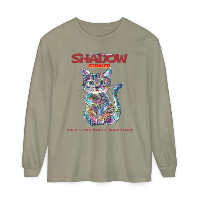 Shadow Striker Unisex Garment-dyed Long Sleeve T-Shirt - Image 25