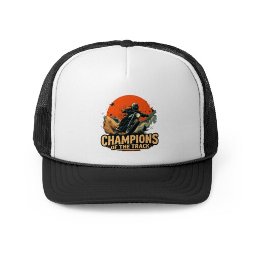 Champions of the Track Trucker Caps