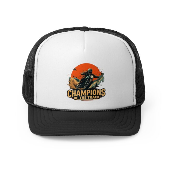 Champions of the Track Trucker Caps