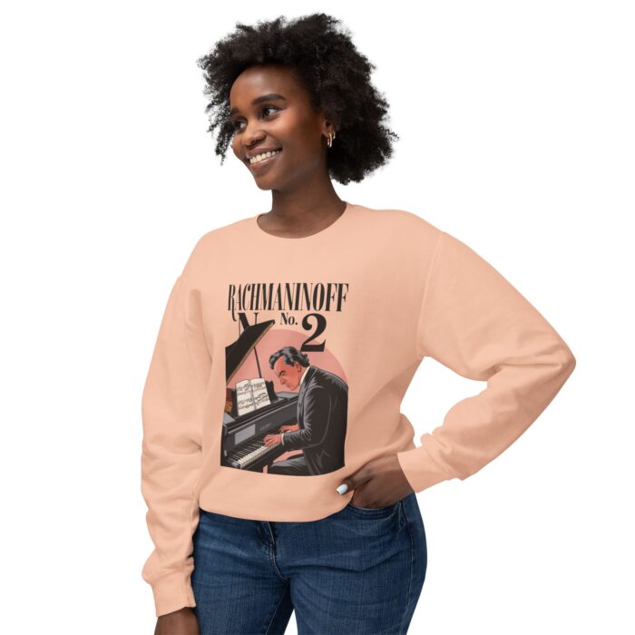 Rachmaninoff No. 2 Unisex Lightweight Crewneck Sweatshirt - Image 11