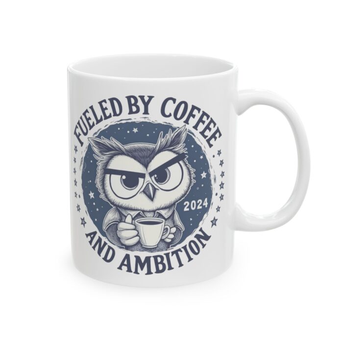 "meta_description": "Filled by Coffee Ceramic Mug - BPA-free, vivid colors, microwave safe.",