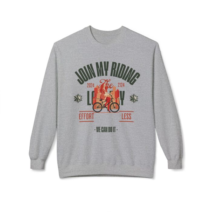 Join My Riding Unisex Midweight Softstyle Fleece Crewneck Sweatshirt - Image 9