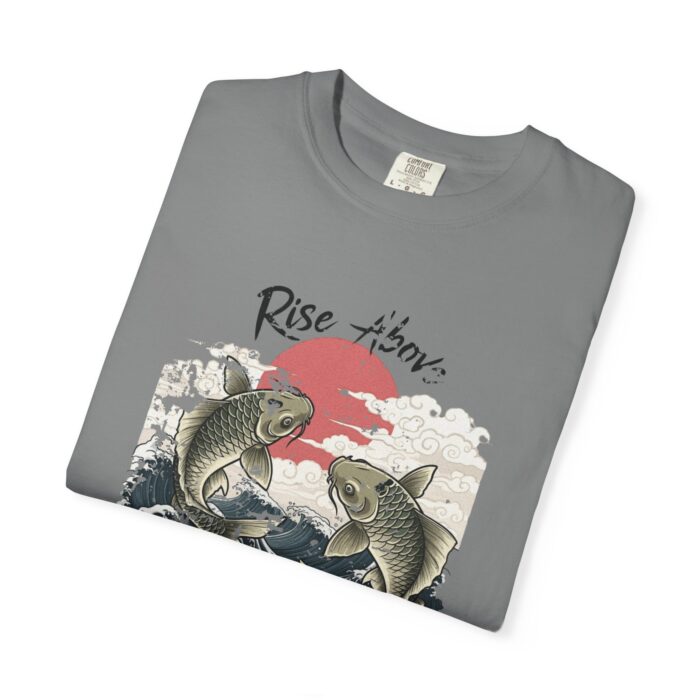 Rise above Unisex Garment-Dyed T-shirt - Image 15