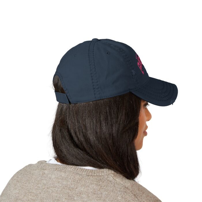 Korea Gangwondo Distressed Dad Hat with Embroidery - Image 12