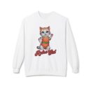 Retro Cat Unisex Midweight Softstyle Fleece Crewneck Sweatshirt