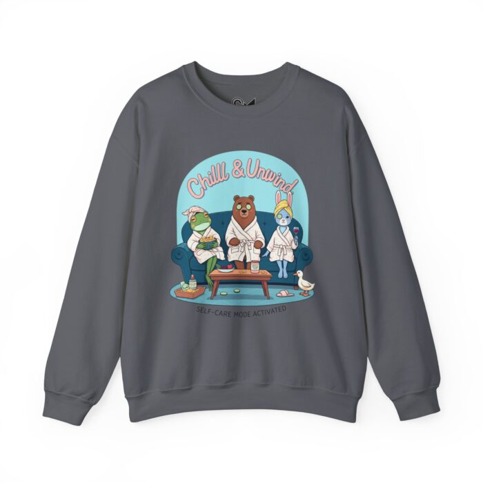 Chill & Unwind Unisex Heavy Blend™ Crewneck Sweatshirt - Image 25