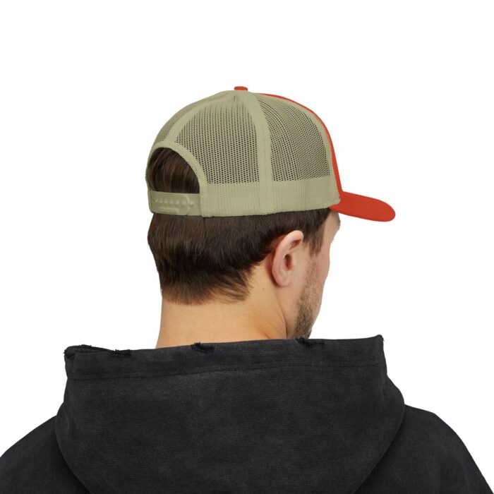 I'm a badass Vibrant Korean Script Snapback Trucker Cap – Trendy Hat for Casual Outings - Image 4