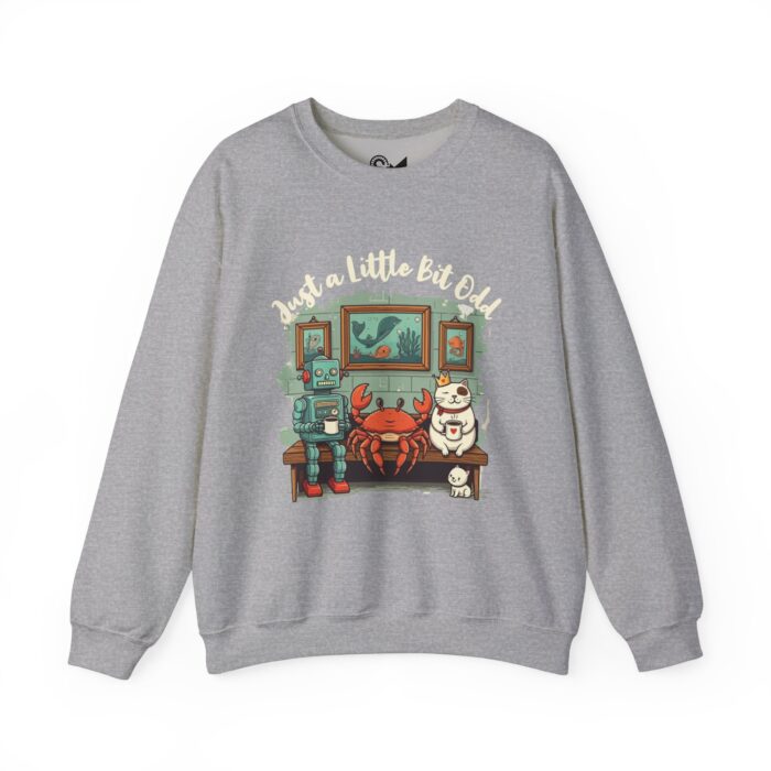 Just a little bit odd Unisex Heavy Blend™ Crewneck Sweatshirt - Image 9