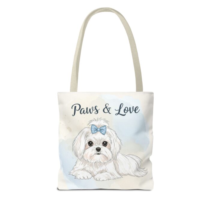 Paws & Love Dog Tote Bag - Cute Pet Lover's Carryall - Image 14