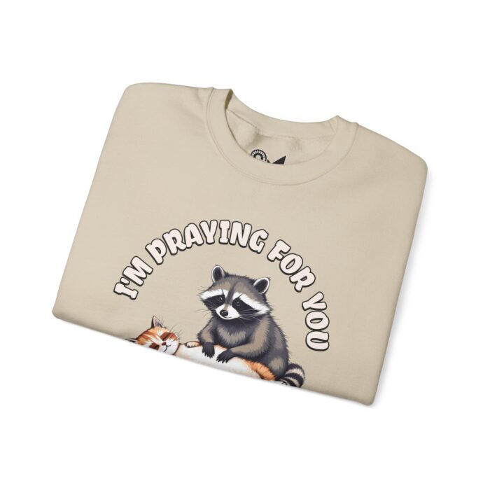 I'm praying for yo Unisex Heavy Blend™ Crewneck Sweatshirt - Image 7