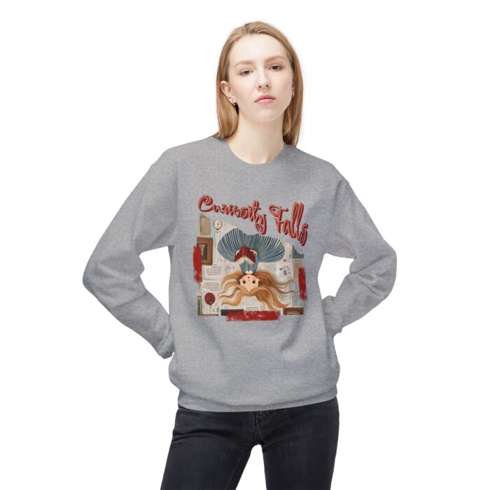 Curiosity falls Unisex Midweight Softstyle Fleece Crewneck Sweatshirt - Image 7