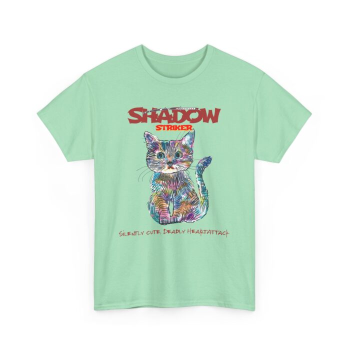 Shadow Cat Unisex Heavy Cotton Tee – Silently Cute, Deadly Design - Image 15