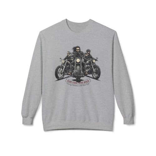 Ride free live bold Unisex Midweight Softstyle Fleece Crewneck Sweatshirt
