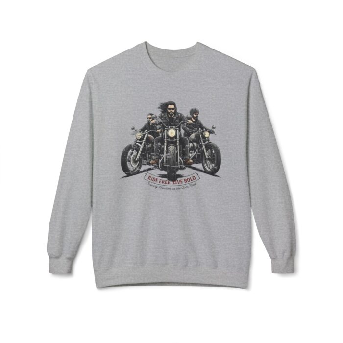 Ride free live bold Unisex Midweight Softstyle Fleece Crewneck Sweatshirt