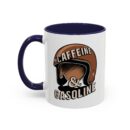 Caffein $ Gasoline Accent Coffee Mug (11, 15oz)