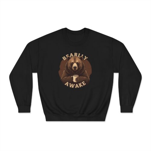 Bearly Awake Unisex DryBlend® Crewneck Sweatshirt