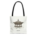 Traditional Korean pavilion Tote Bag (AOP)